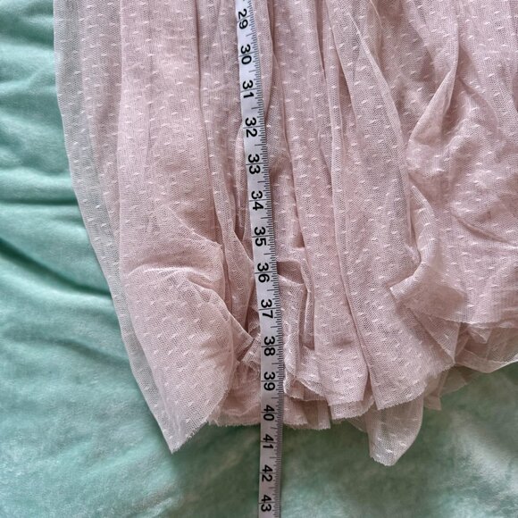 Modcloth striped sweater dress w/ light pink tulle skrt, women's size large - Picture 5 of 10